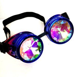 Steampunk Rave Festival Kaleidoscope Lens Rainbow Goggles